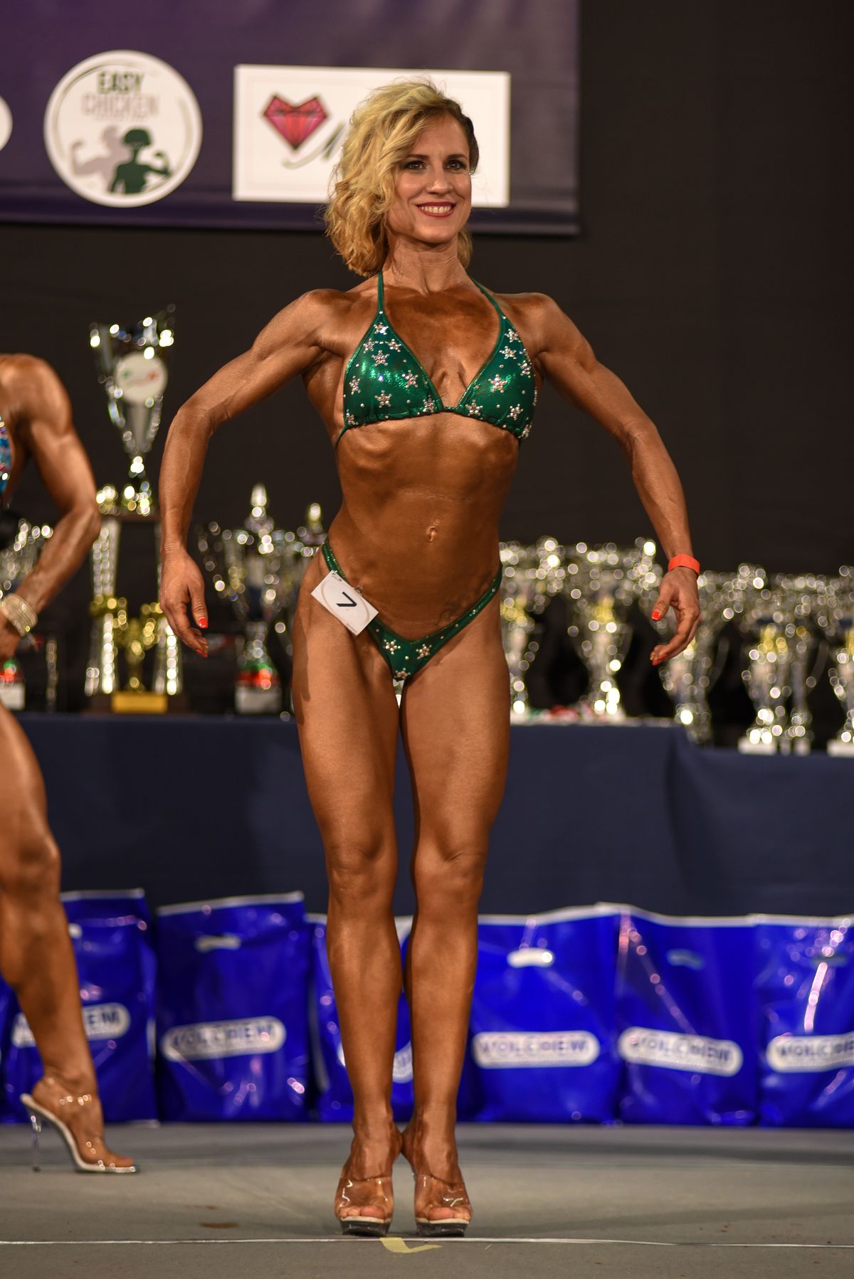 Lara Renzi in gara di bodybuilding