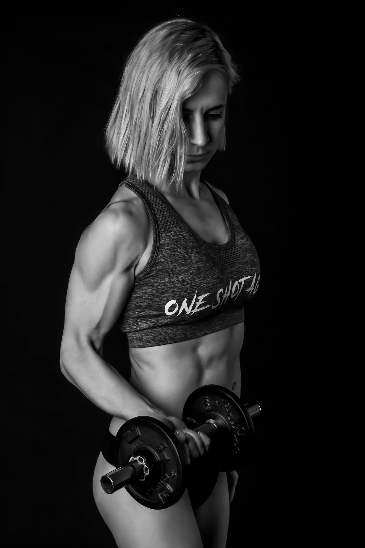 Lara Renzi durante un allenamento